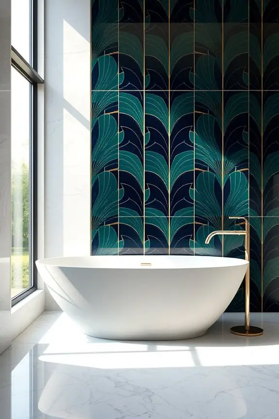 art deco tile elegance