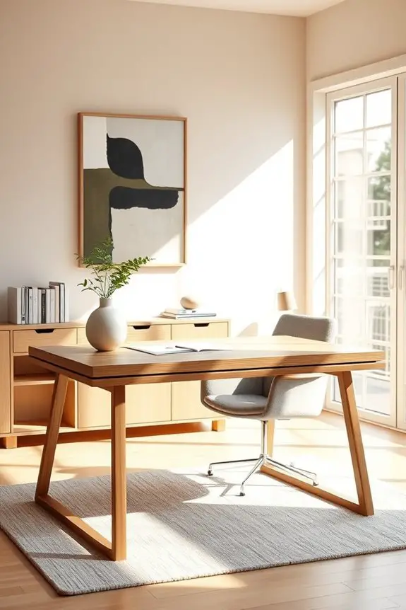 artful and functional workspace
