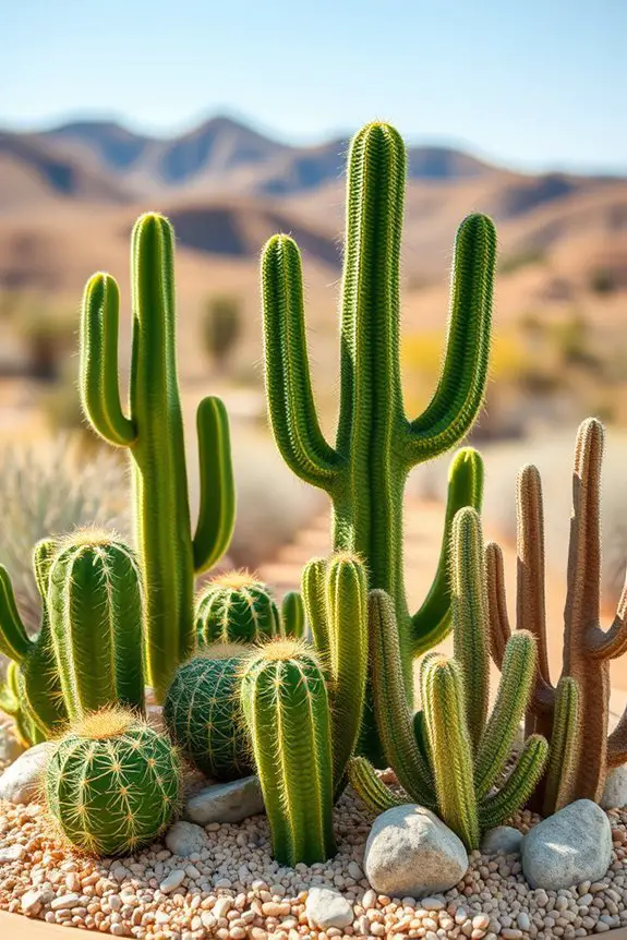 artificial cacti for decor