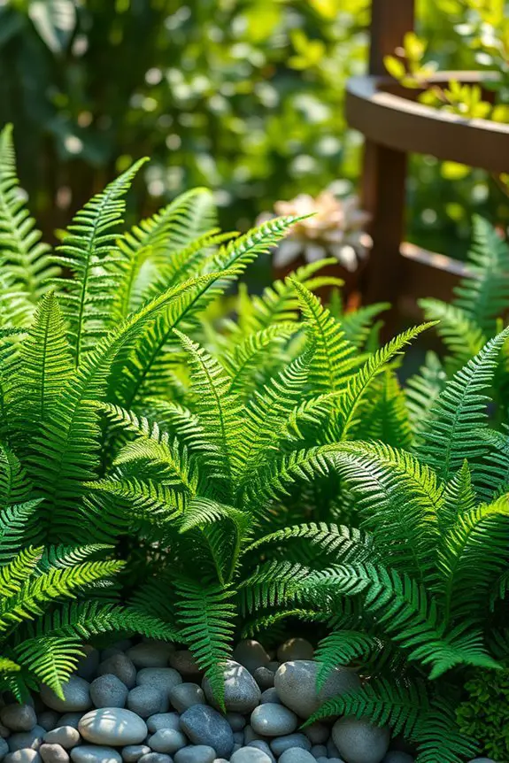 artificial ferns for gardens