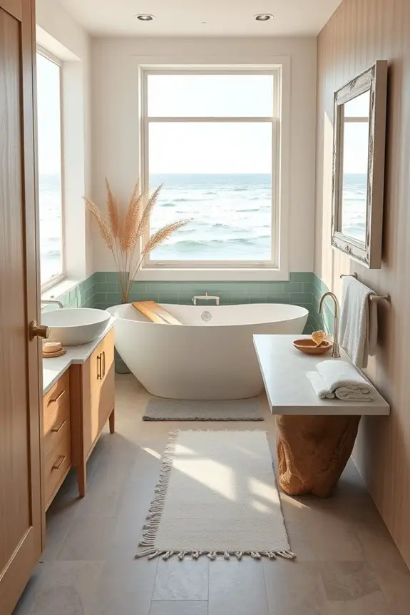 artisan coastal bathroom design