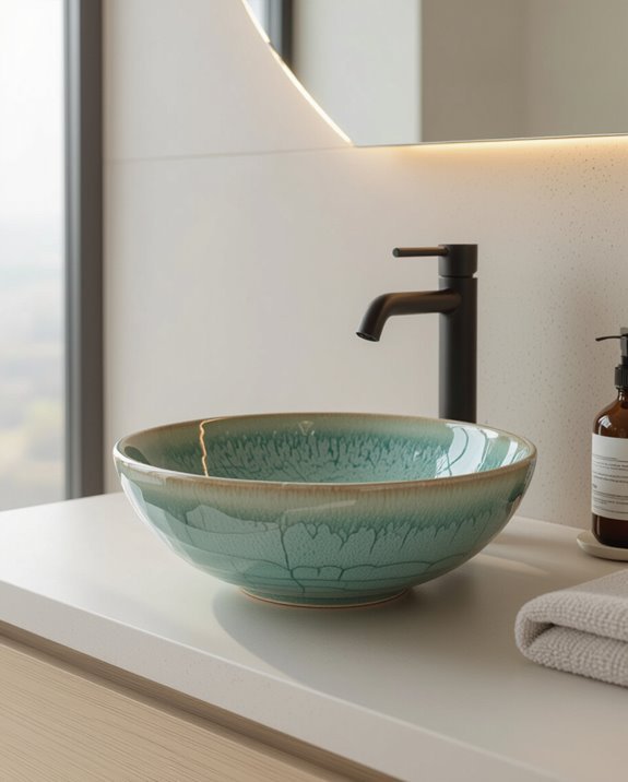 artisan handcrafted ceramic sink