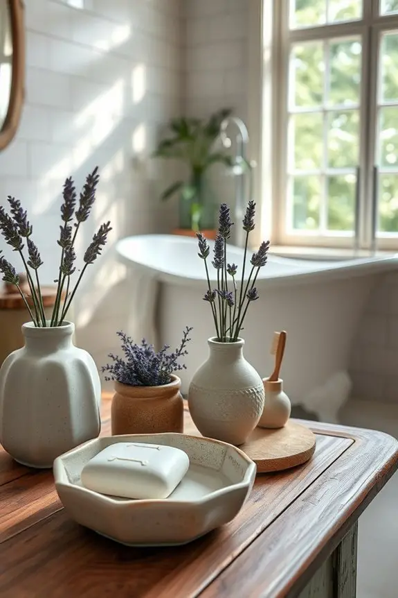 artisanal ceramic bathroom accessories