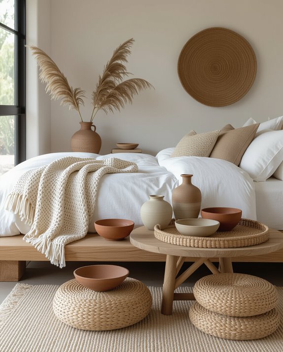 artisanal pottery for decor