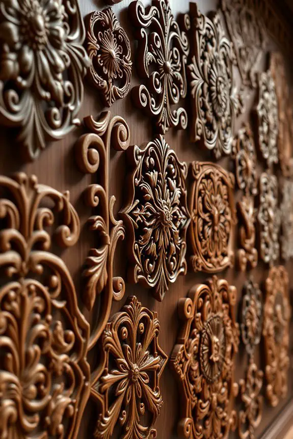 artisanal wood carvings showcase