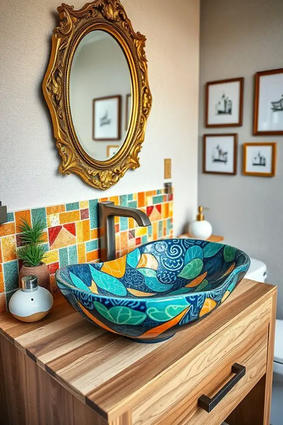 artistic and eclectic sinks