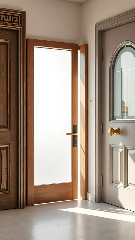 artistic and inviting entrances