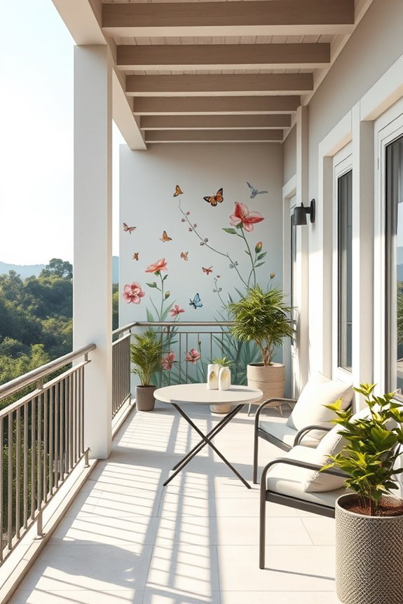 artistic balcony mural inspiration