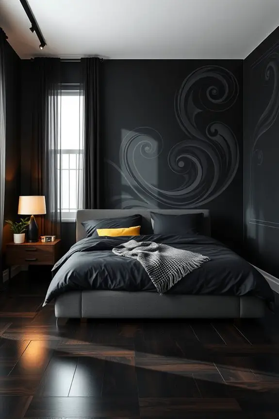 artistic black wall transformations