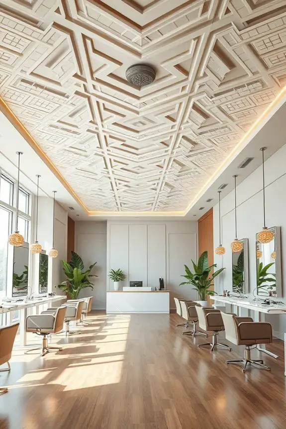 artistic ceiling designs enhance ambiance