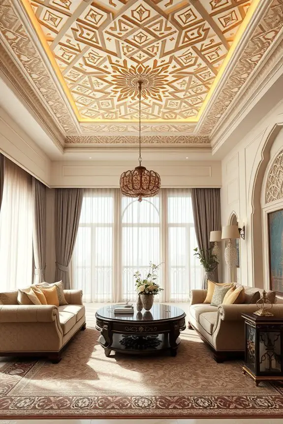 artistic ceiling transformation ideas
