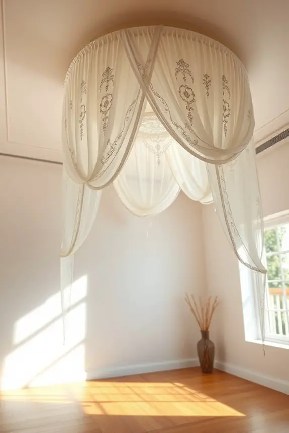 artistic ceiling transformation ideas