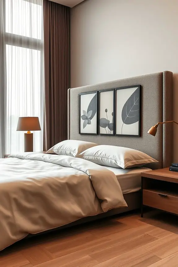 artistic comfort for bedrooms