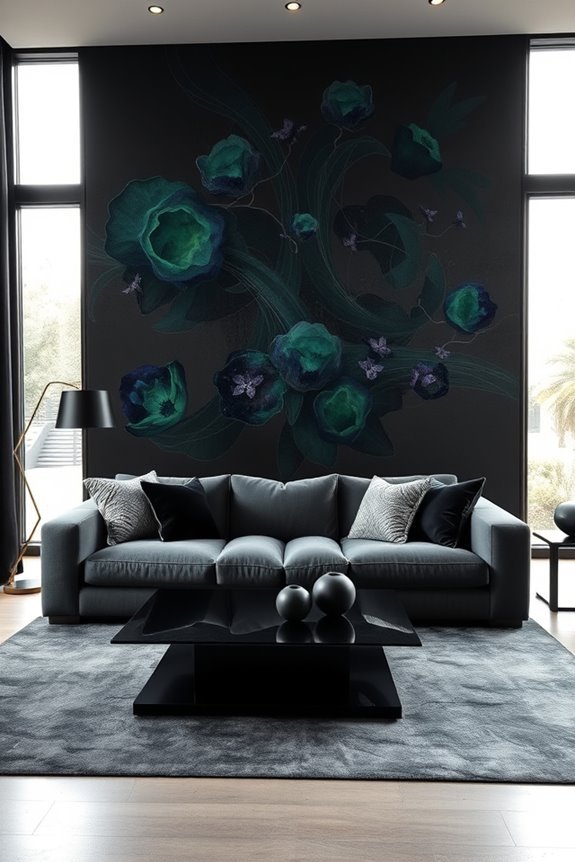 artistic dark mural transformations