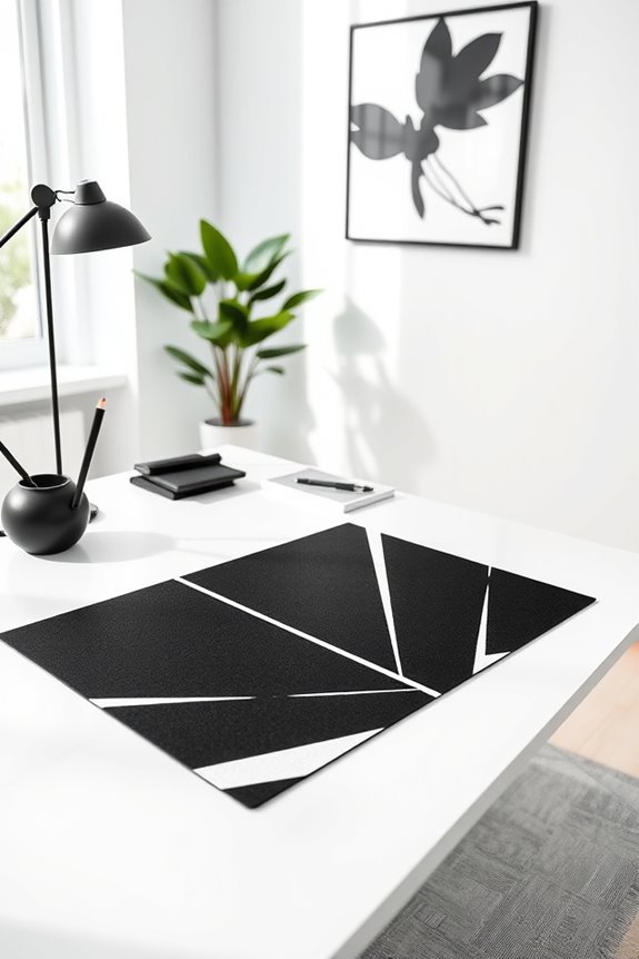 artistic desk mat essentials