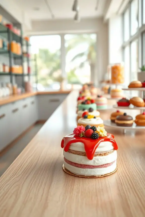 artistic dessert presentation techniques