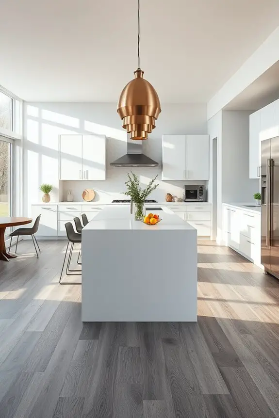 artistic fixtures enhance kitchens