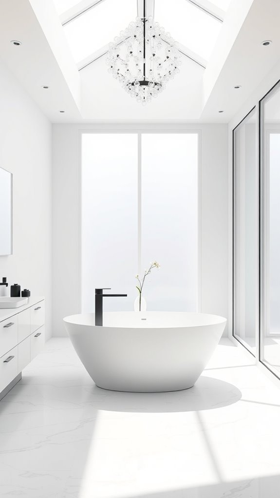 artistic fixtures enhance minimalism