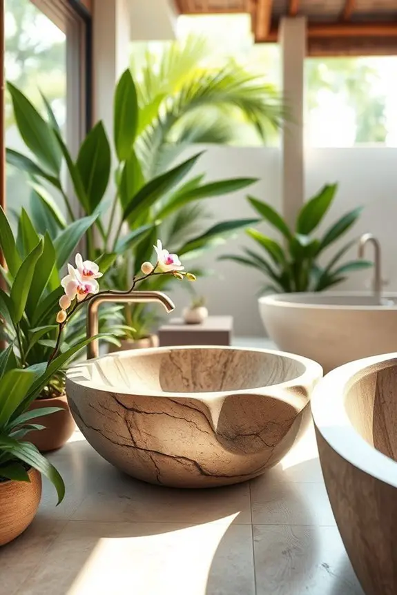 artistic focal point sinks