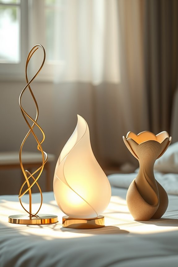 artistic functional lighting sculptures