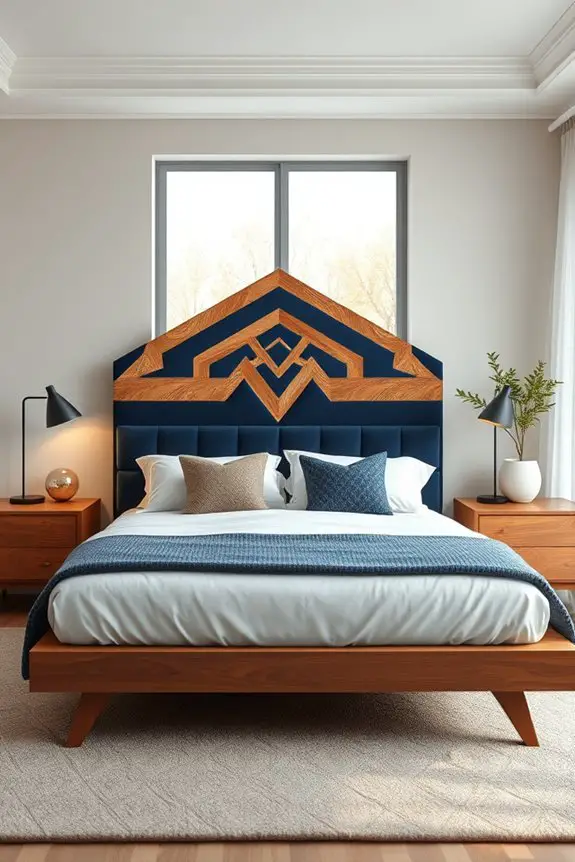 artistic headboards enhance bedrooms