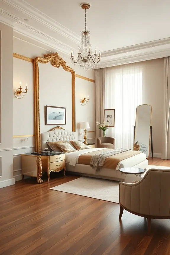 artistic mirrors enhance decor