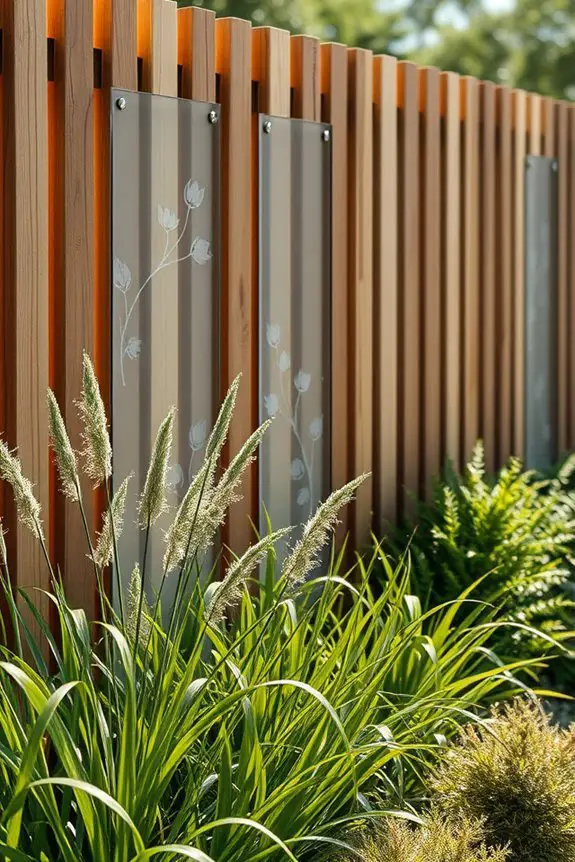 artistic outdoor privacy screens