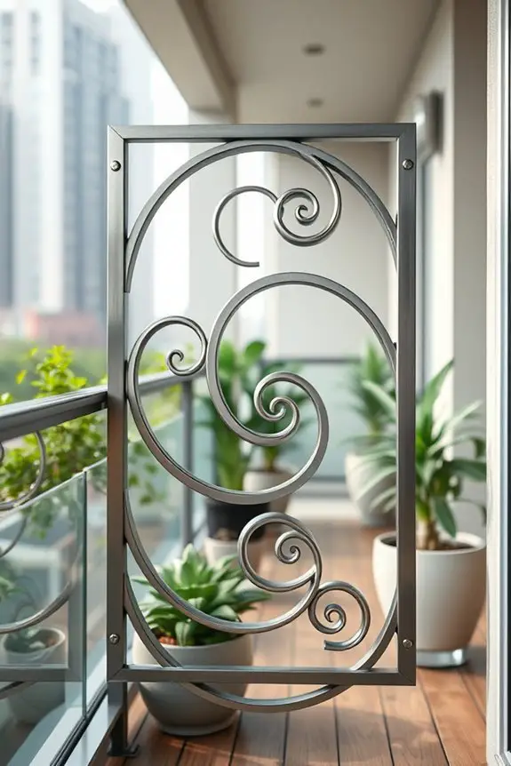 artistic safety for balconies