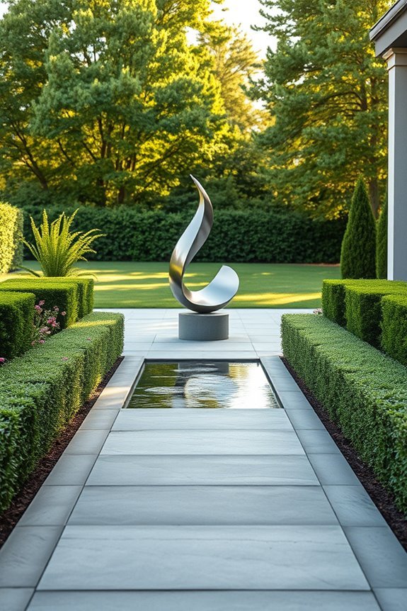 artistic sculpture entryway statement