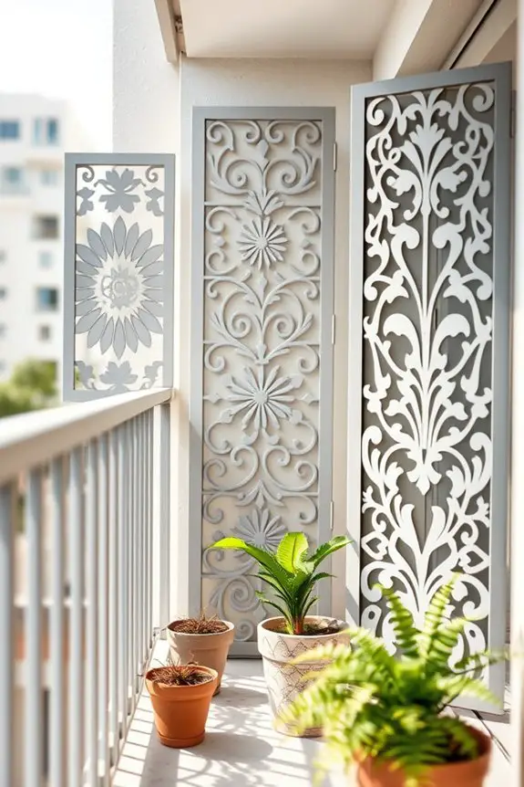 artistic security for balconies