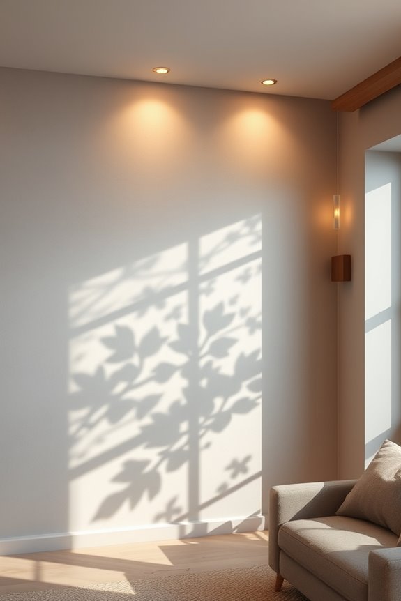 artistic shadow wall design