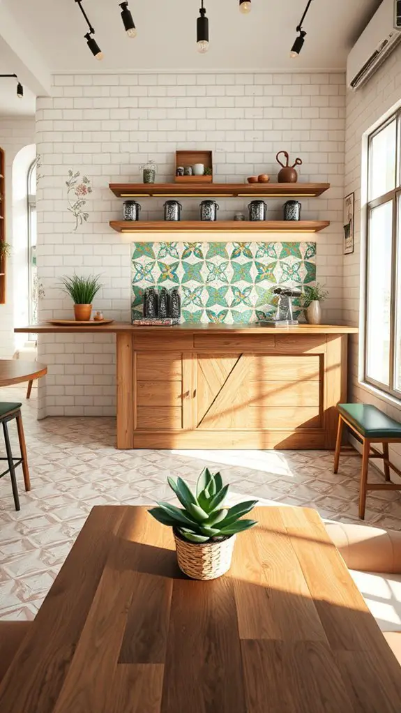 artistic tile design accents