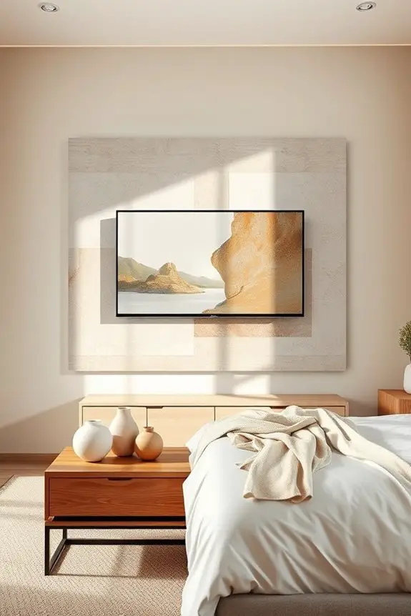 artistic tv display transformation