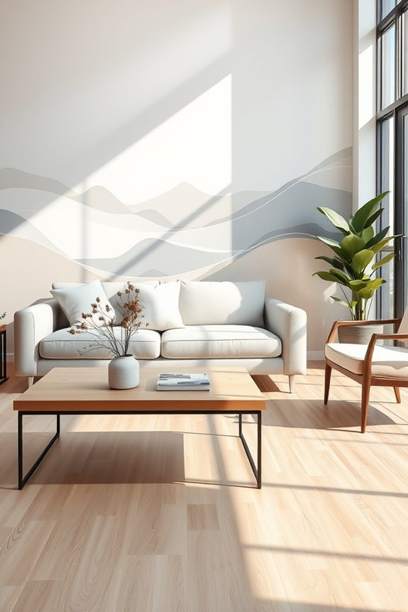artistic wall mural transformation