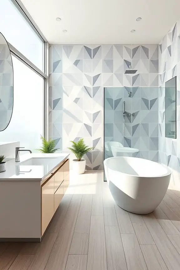 artistic wallpaper for bathrooms