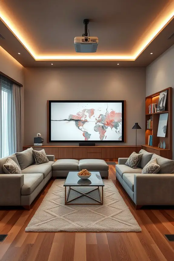 artsy cinematic home retreat