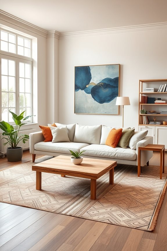 artsy dutch living room decor