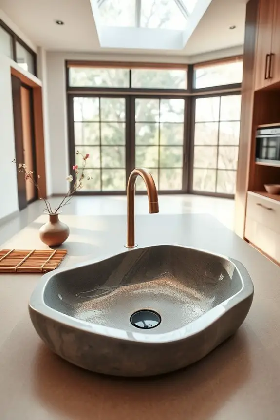 asian inspired unique sink designs