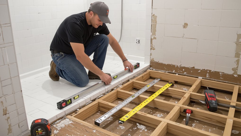 assess subfloor stability thoroughly