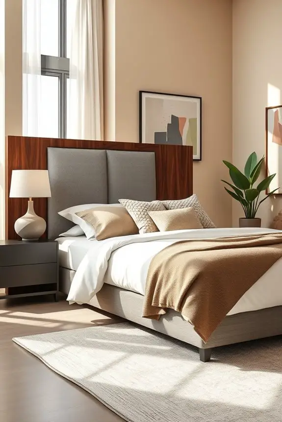 asymmetrical headboard design trends