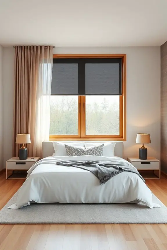 asymmetrical window treatment design