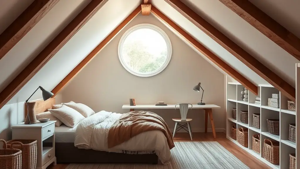 attic bedroom space optimization