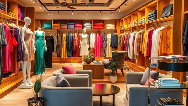 attractive garment shop interiors