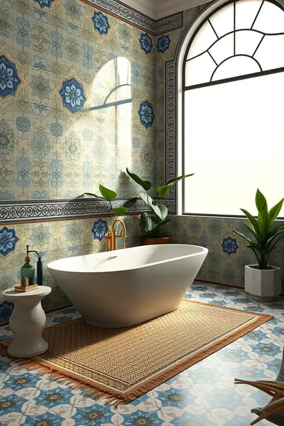 authentic arabic tile aesthetics