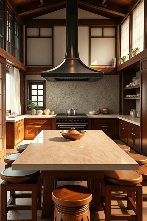 authentic korean cooking space