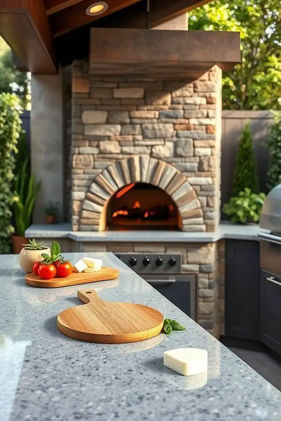 authentic outdoor pizza experience