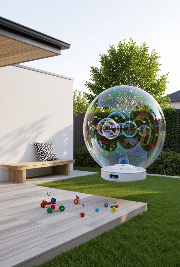 automatic waterproof bubble station
