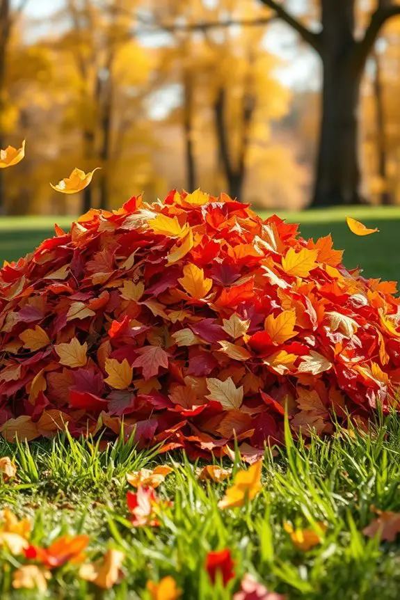 autumn leaf photography fun