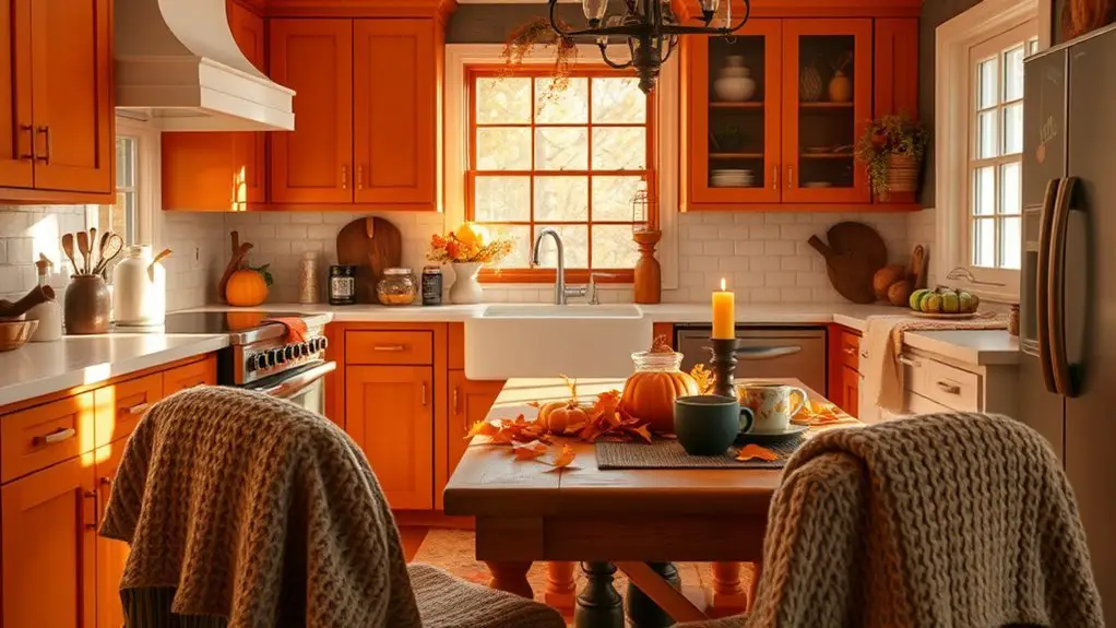 autumn themed cozy kitchen designs