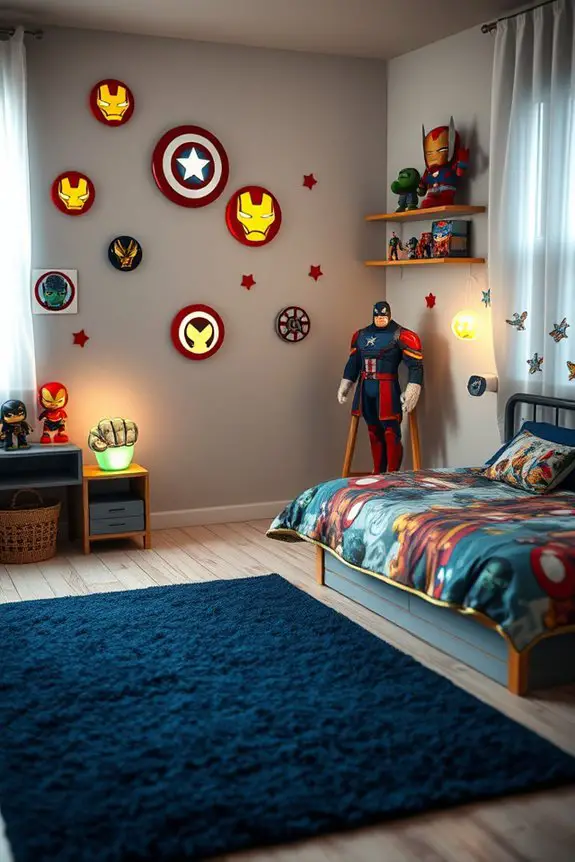 avengers themed bedtime lighting